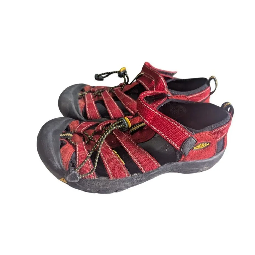 Keen Kids Sandals Shoes Newport H2 size Youth 5 Red Waterproof hiking